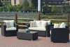 PAS-060.4/4PC Detachable Used Wicker Patio Rattan Garden Design Sofa Furniture