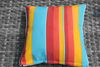 Pillow-1/Colorful Striped Scattered Square Pillow