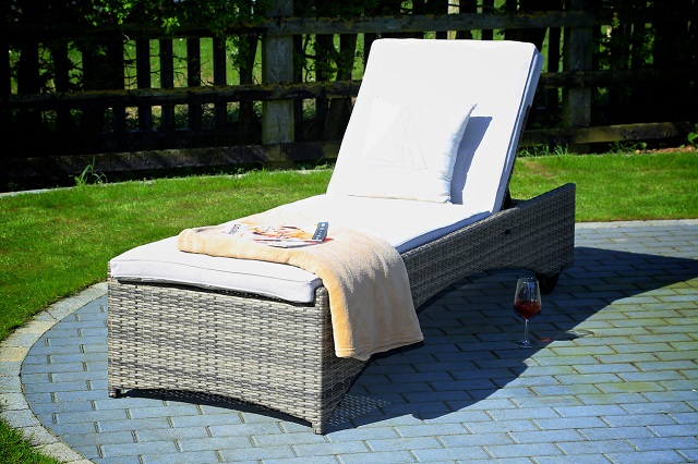 PAL-1708/Outdoor Garden Rattan Daybed Sun Lounger