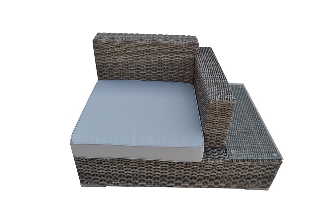 PAS-1226/6PCL L Shape Leisure Outdoor Furniture Rattan Sofa Set