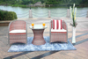 Stylish Outdoor Wicker Bistro Table and Chairs