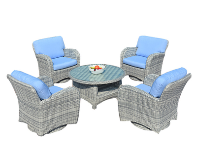 PAS-1648/ Outdoor Garden Conversation Rattan Sofa with Round Table
