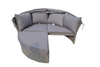 PAL-1401/Outdoor Round Sectional Leisure Daybed with Canopy