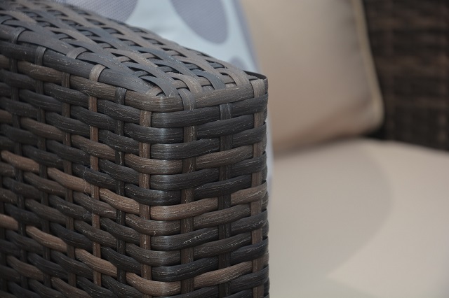 PAS-1225B/Hot Selling 4PCS Wicker Patio Poly Import Rattan Garden Casual Furniture Sofa Set