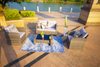 PAS-1125/4PC Detachable Modern Outdoor Rattan Furniture All Weather Sofa Set