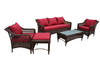 PAS-1511/Classic Outdoor Furniture Maroon Sofa Set