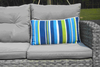 Cushion-2/Deep Blue Flush Rectangular Back Cushion