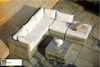 PAS-1402B/4PC New Style Modular Garden Rattan Sofa Set