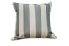 PC6/Grey and Beige Striped Scattered Square Pillow Case