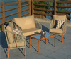PAS-1650/Simple Design Outdoor Garden Rattan Sofa Set