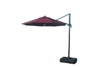 PLU-003-M/Maroon LED Hanging Cantilever Umbrella 